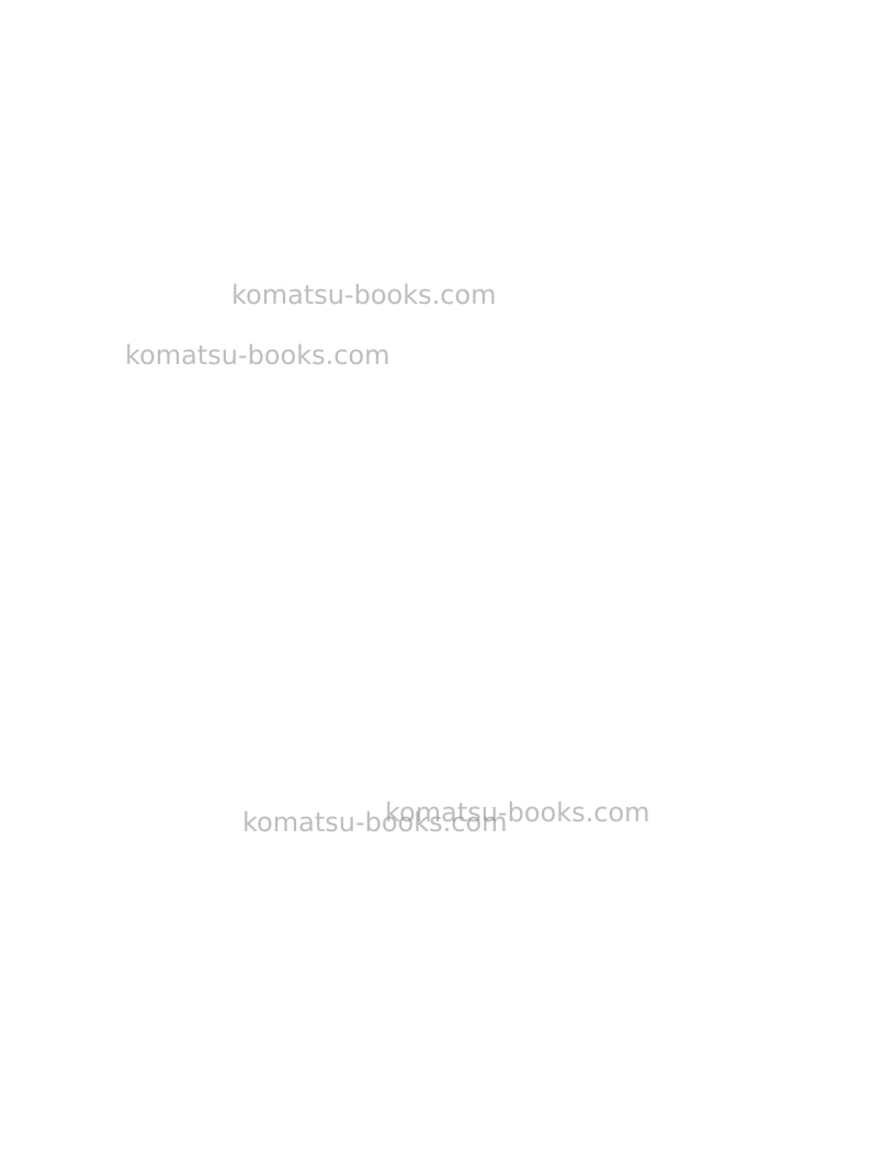 Komatsu 830eusa Field assembly manual cover Page 2 Komatsu 830eusa Field assembly manual cover Page 2
