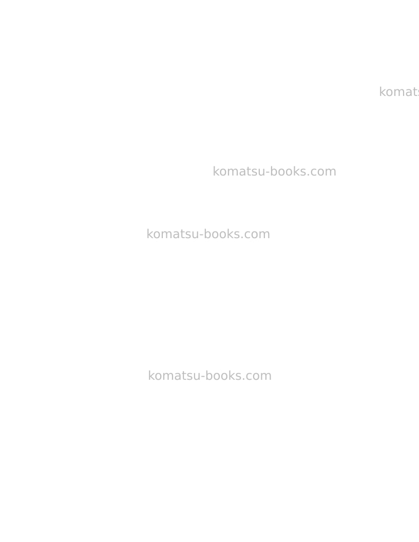 Komatsu 830e-1usa-ac Field assembly manual cover Page 2 Komatsu 830e-1usa-ac Field assembly manual cover Page 2