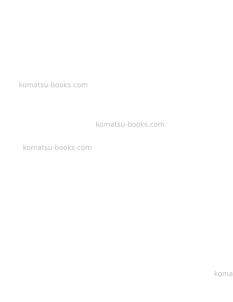 Komatsu 960e-2usa-kt Field assembly manual cover Page 2