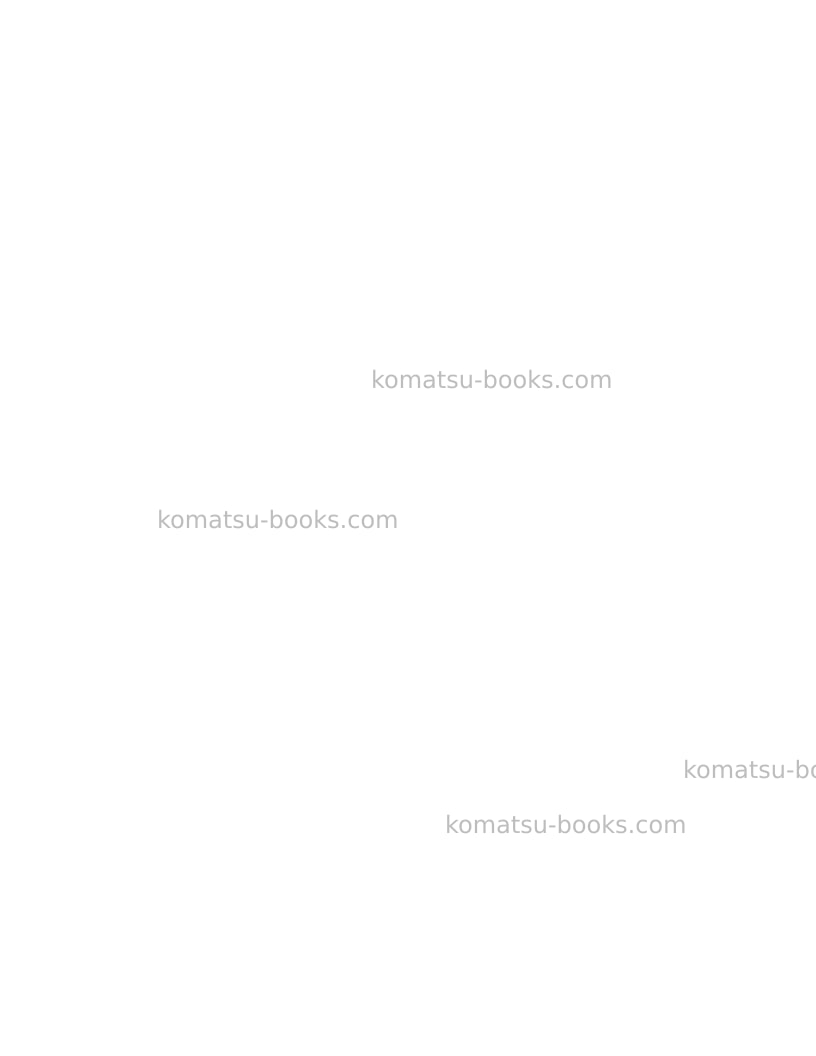 Komatsu 830e-1usa-ac Field assembly manual cover Page 2 Komatsu 830e-1usa-ac Field assembly manual cover Page 2