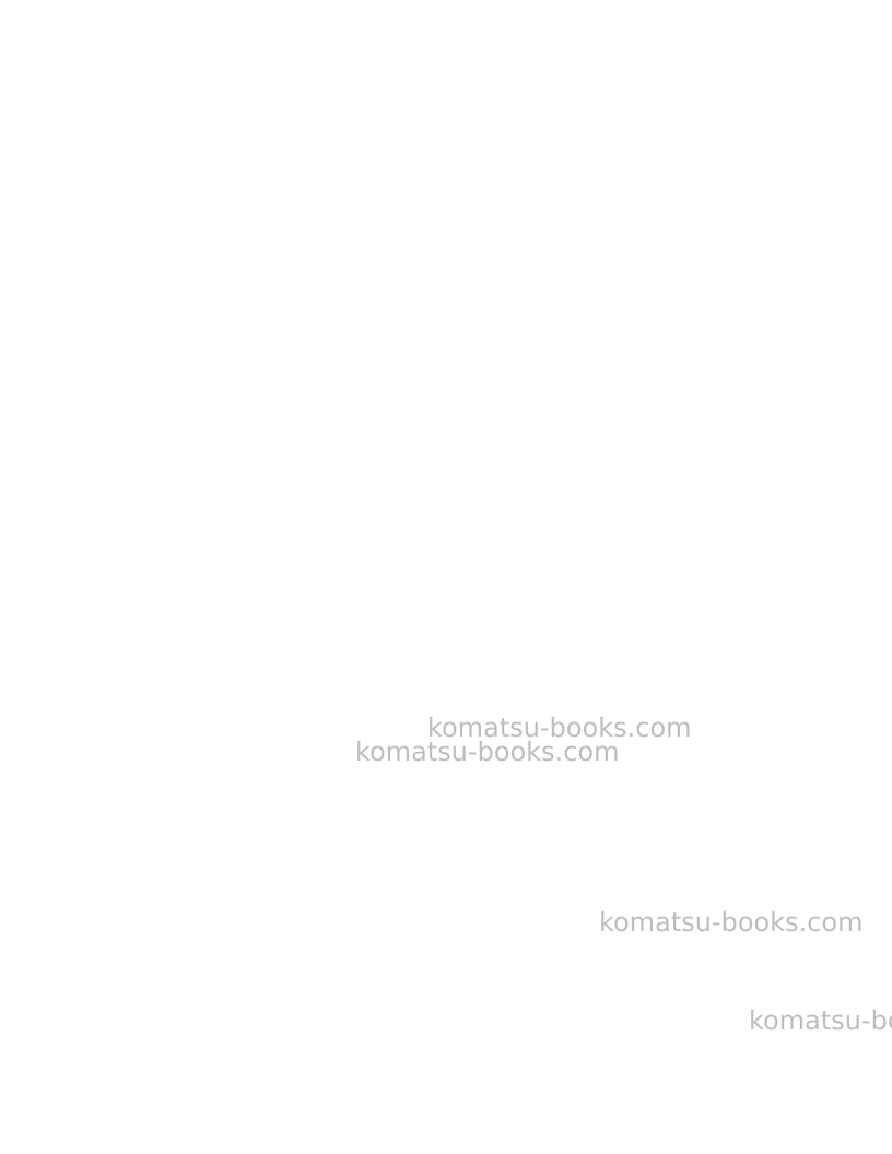 Komatsu 830e-1usa-ac Field assembly manual cover Page 2 Komatsu 830e-1usa-ac Field assembly manual cover Page 2