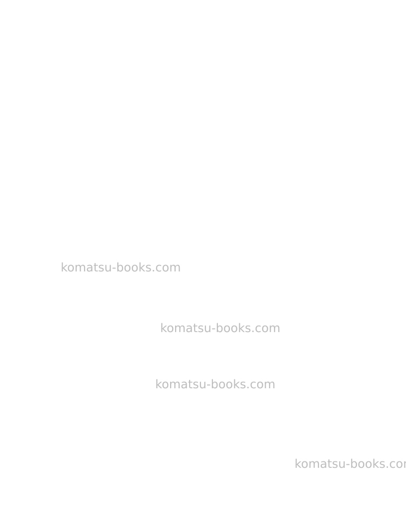 Komatsu 930e-4usa Field assembly manual cover Page 2
