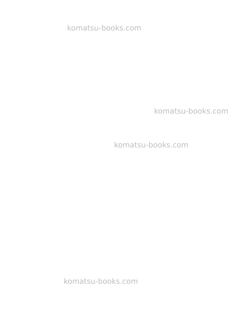 Komatsu 930e-4usa-se Field assembly manual cover Page 2 Komatsu 930e-4usa-se Field assembly manual cover Page 2