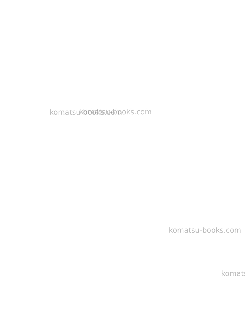 Komatsu 860e-1usa-k Field assembly manual cover Page 2 Komatsu 860e-1usa-k Field assembly manual cover Page 2