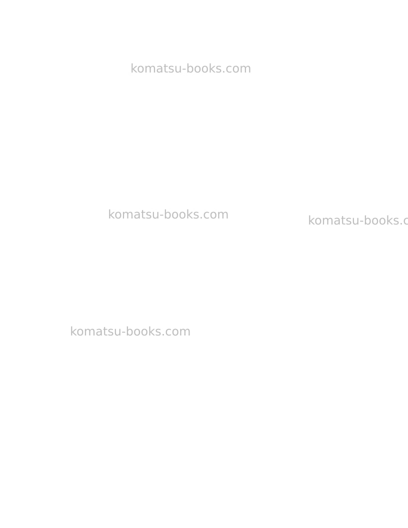 Komatsu 930e-4usa Field assembly manual cover Page 2 Komatsu 930e-4usa Field assembly manual cover Page 2