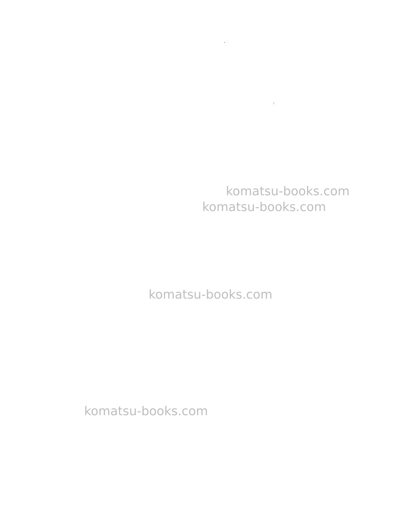 Komatsu wa180-1usa-lc Repair & maintenance cover Page 2