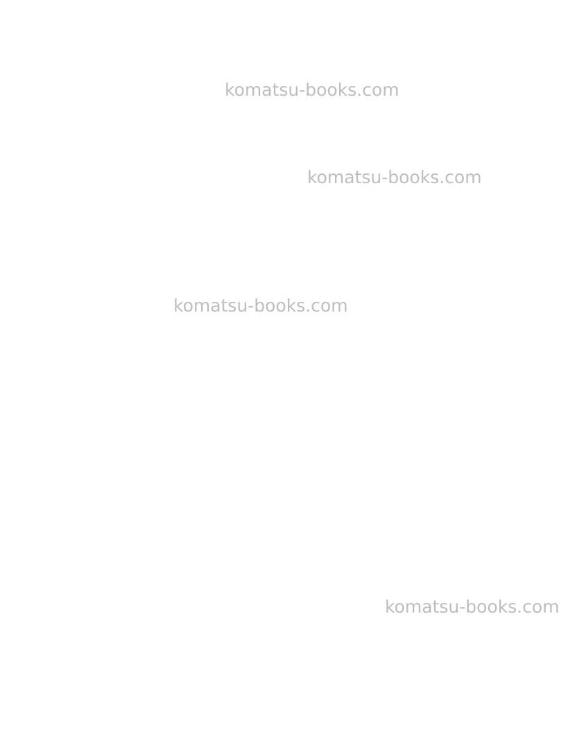 Komatsu wa380-1jpn-lc Repair & maintenance cover Page 2