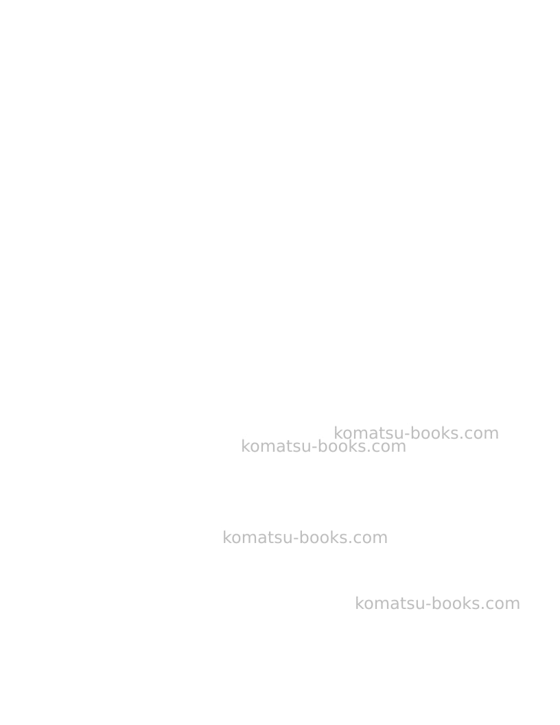 Komatsu hd1500-7usa-w/ ssa16v159 Repair & maintenance cover Page 2
