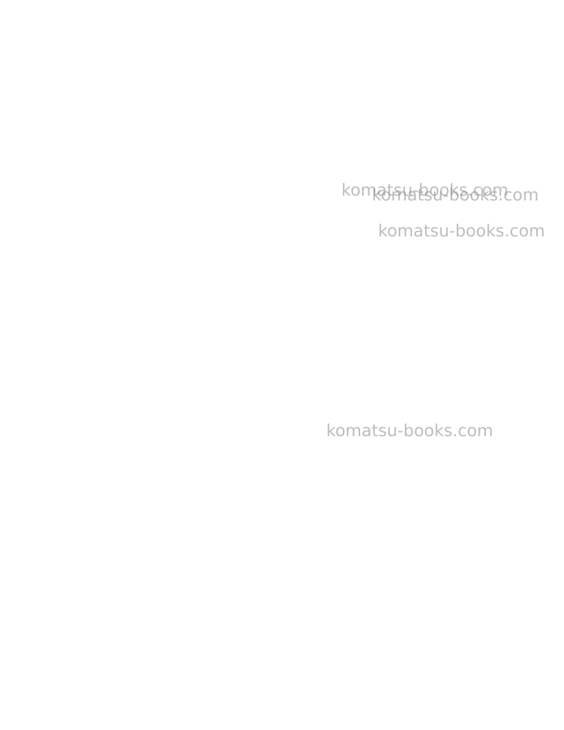 Komatsu hd1500-7usa-w/ sda12v160 Repair & maintenance cover Page 2