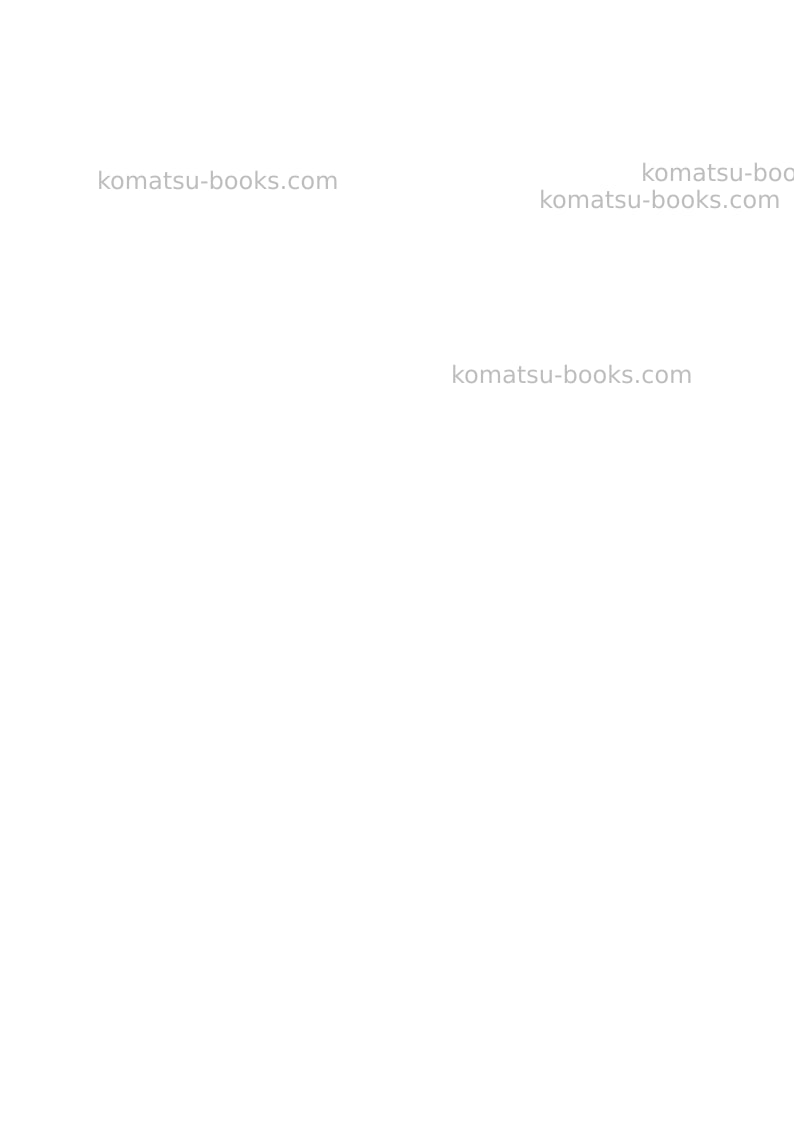 Komatsu d45s-1jpn Repair & maintenance cover Page 2 Komatsu d45s-1jpn Repair & maintenance cover Page 2