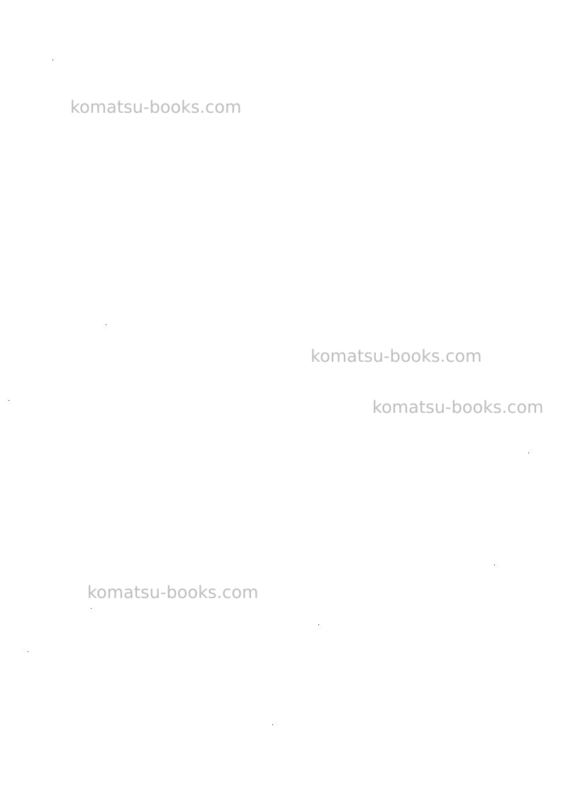 Komatsu 4d120-10jpn-js, for japan Repair & maintenance cover Page 2 Komatsu 4d120-10jpn-js, for japan Repair & maintenance cover Page 2