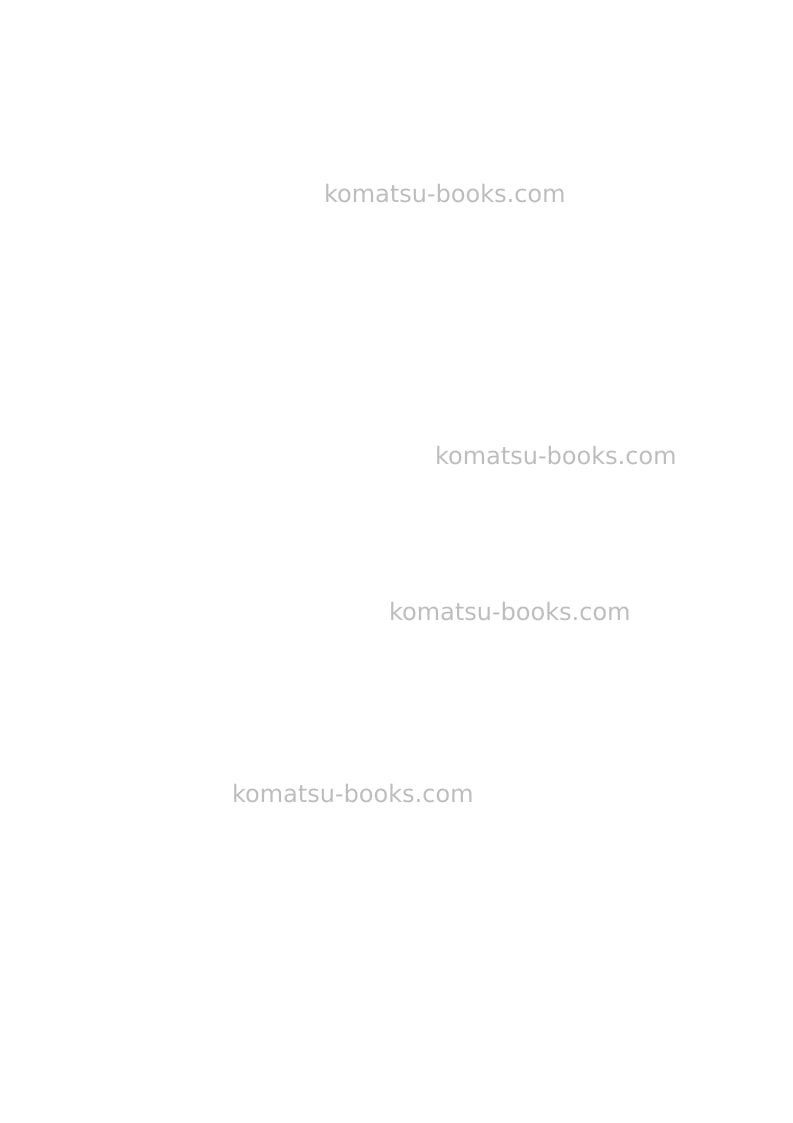 Komatsu pc290lc-6gbr-k Operation manual cover Page 2 Komatsu pc290lc-6gbr-k Operation manual cover Page 2