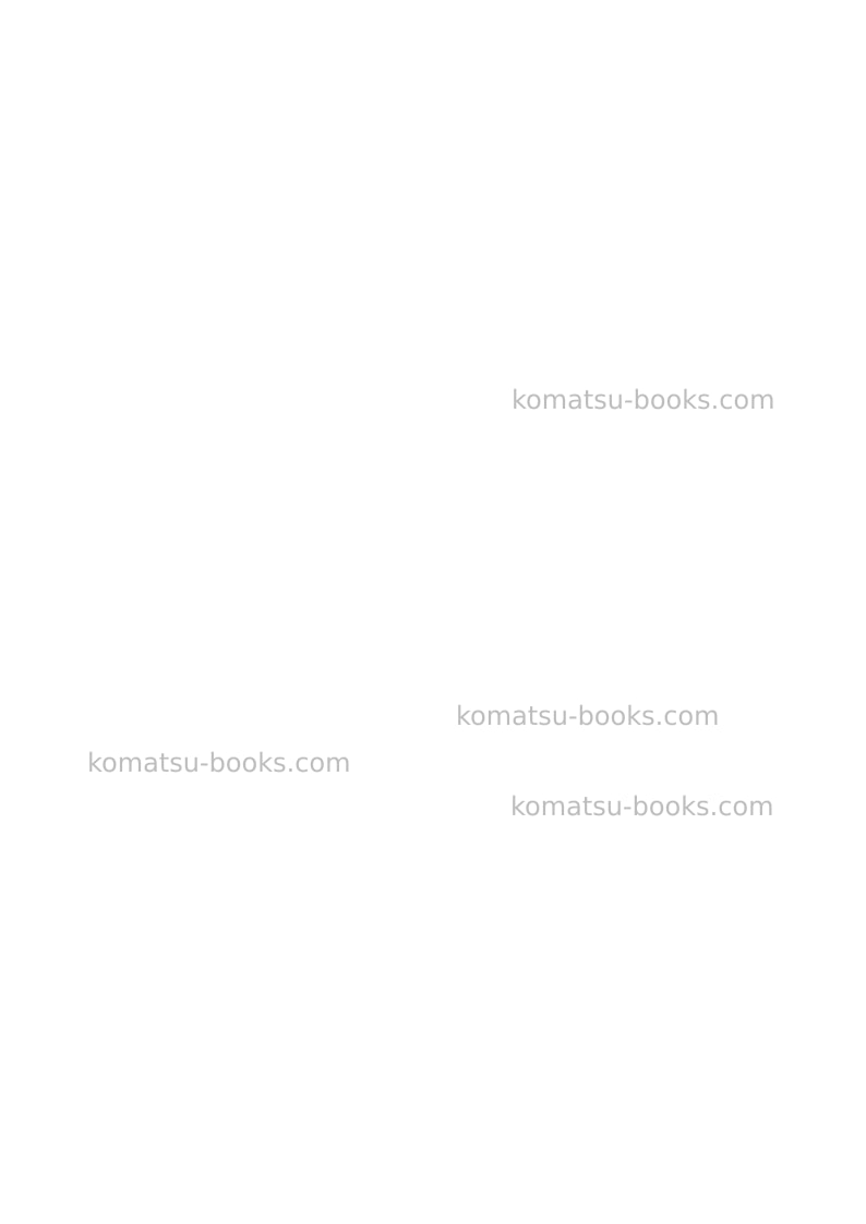 Komatsu hm300-3jpn Operation manual cover Page 2 Komatsu hm300-3jpn Operation manual cover Page 2
