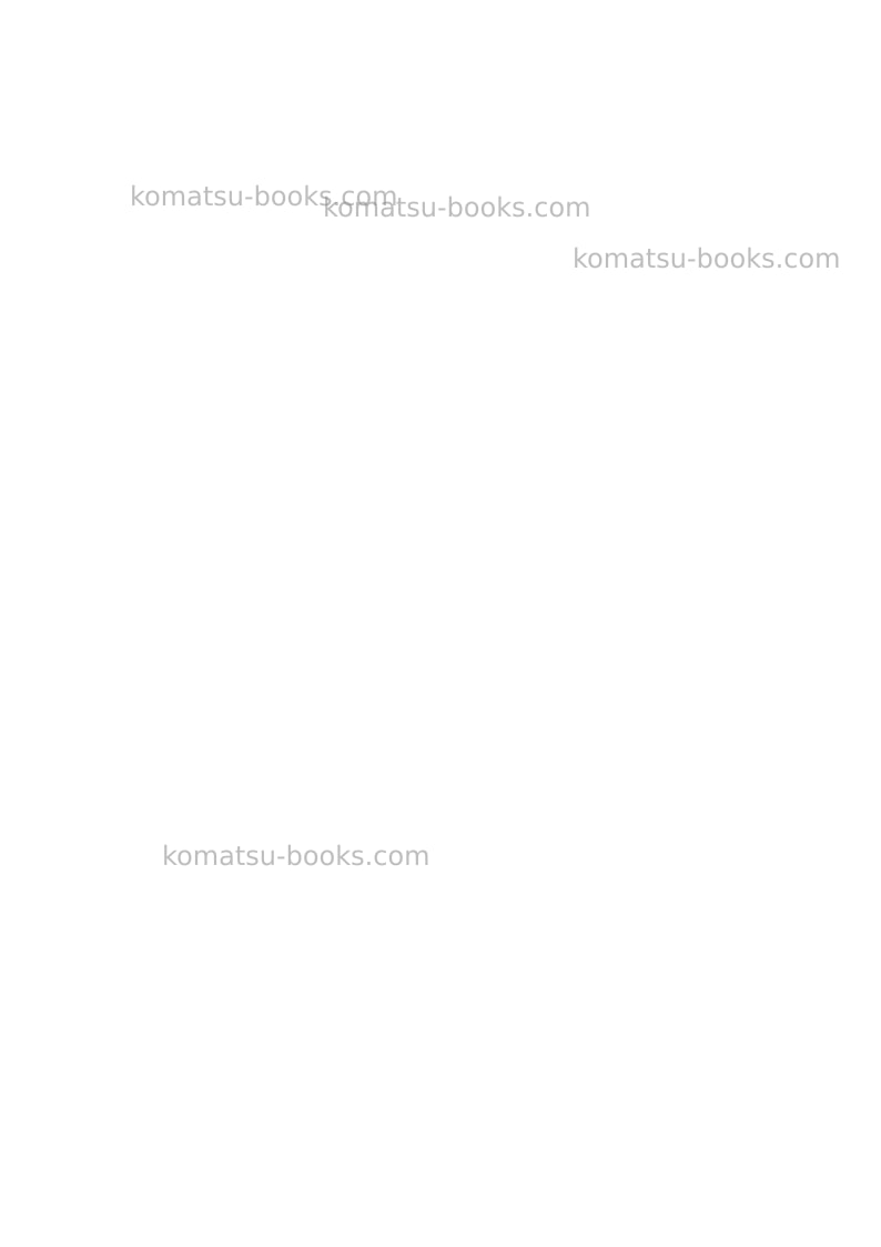 Komatsu hd785-7jpn Operation manual cover Page 2 Komatsu hd785-7jpn Operation manual cover Page 2