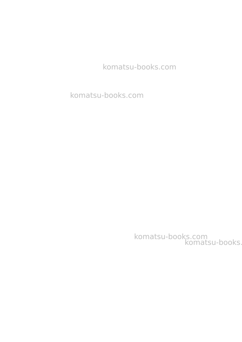 Komatsu d475a-5jpn-tier2 Operation manual cover Page 2