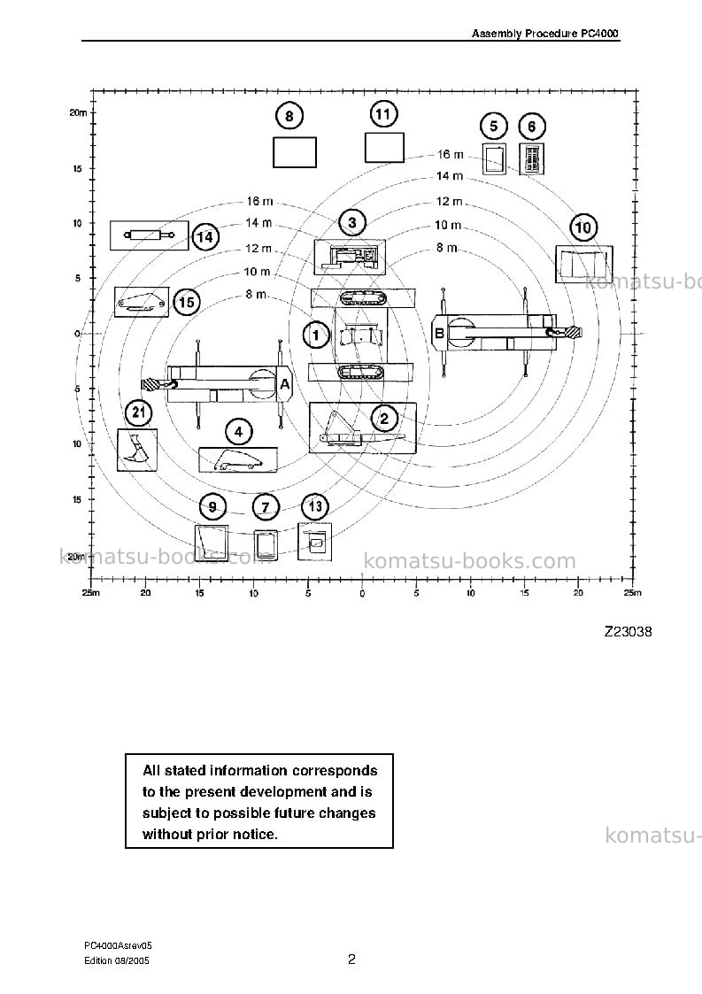Komatsu pc4000-6deu Field assembly manual cover Page 2