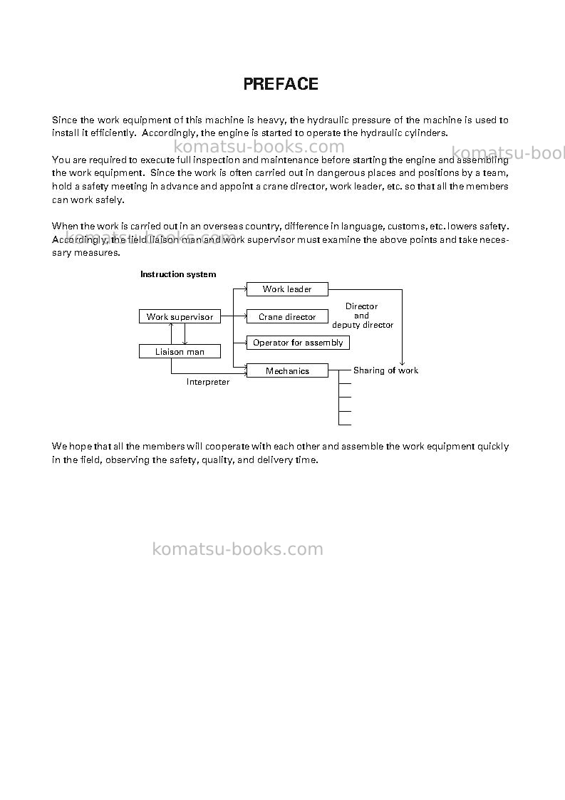 Komatsu d155ax-5jpn Field assembly manual cover Page 2 Komatsu d155ax-5jpn Field assembly manual cover Page 2