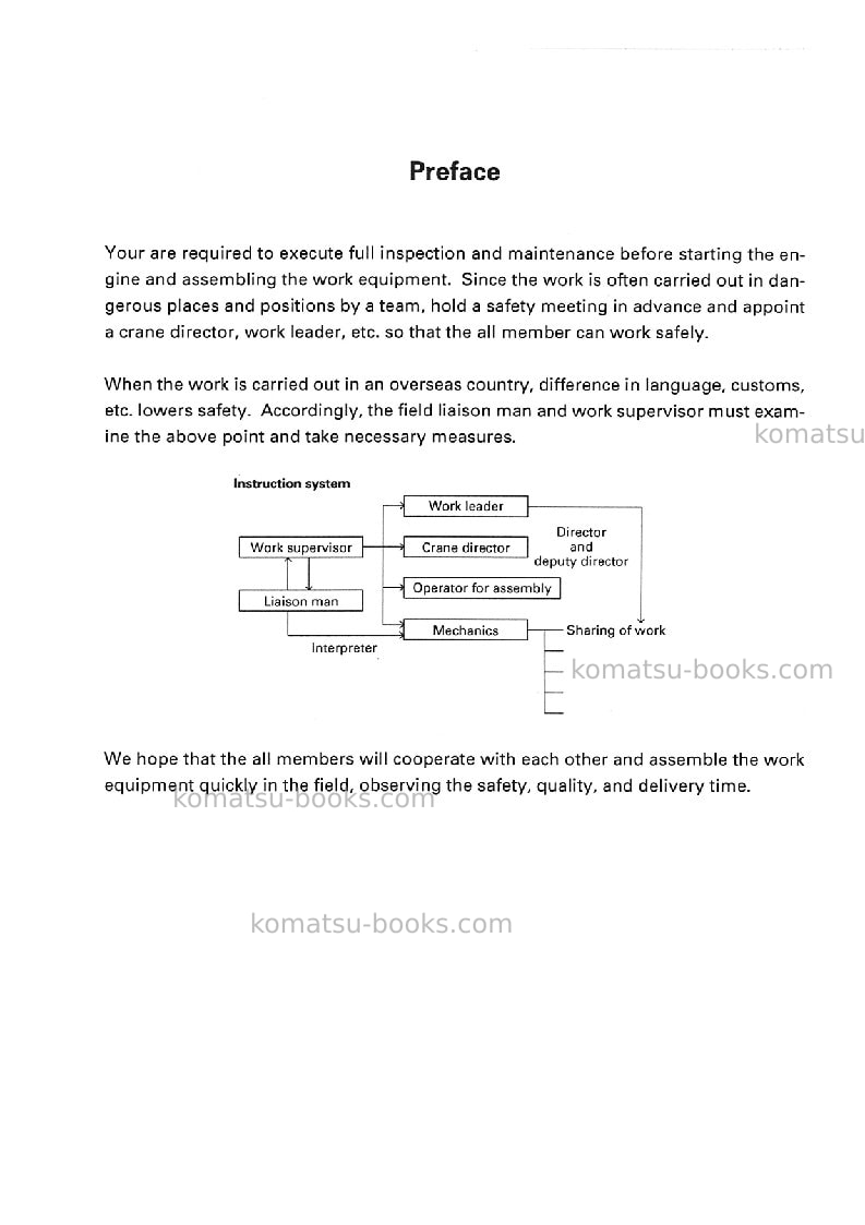 Komatsu d275a-5jpn Field assembly manual cover Page 2 Komatsu d275a-5jpn Field assembly manual cover Page 2