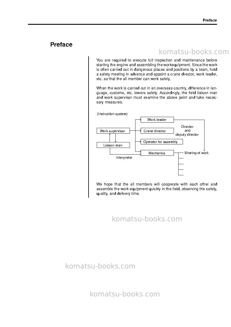Komatsu d375a-5jpn Field assembly manual cover Page 2