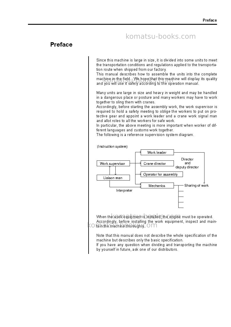 Komatsu d275a-5jpn-r Field assembly manual cover Page 2 Komatsu d275a-5jpn-r Field assembly manual cover Page 2