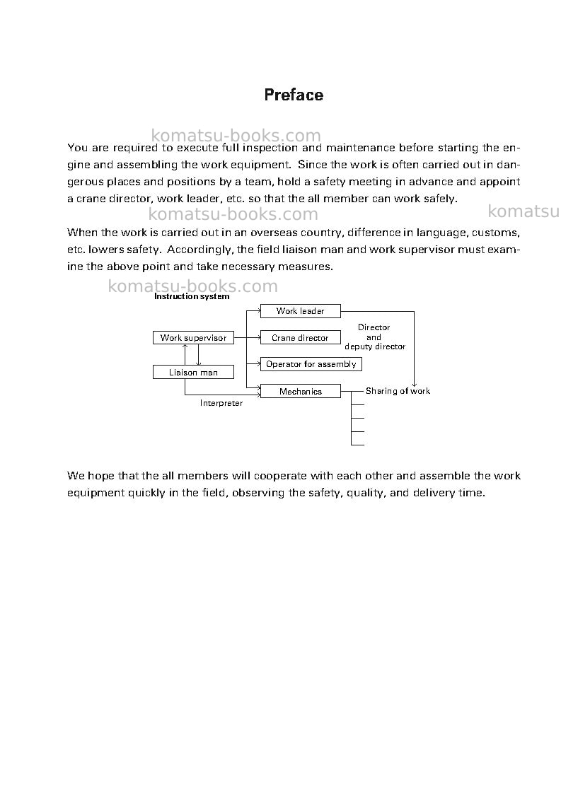 Komatsu d85ms-15jpn Field assembly manual cover Page 2 Komatsu d85ms-15jpn Field assembly manual cover Page 2