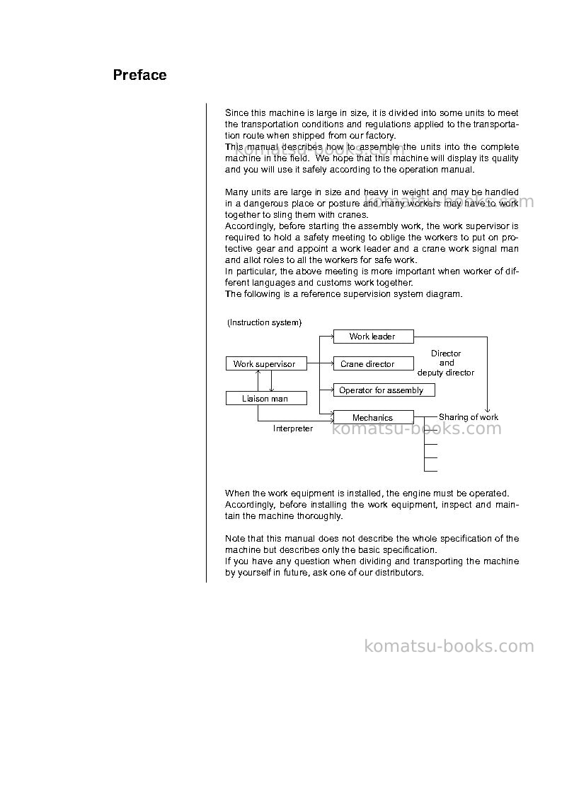 Komatsu d155ax-8jpn Field assembly manual cover Page 2 Komatsu d155ax-8jpn Field assembly manual cover Page 2