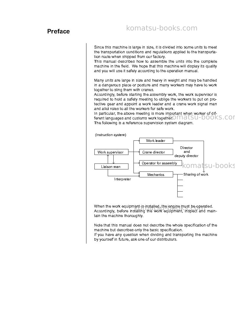 Komatsu d155axi-8jpn Field assembly manual cover Page 2 Komatsu d155axi-8jpn Field assembly manual cover Page 2