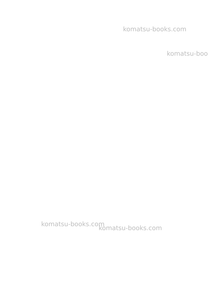 Komatsu hm400-5jpn Field assembly manual cover Page 2 Komatsu hm400-5jpn Field assembly manual cover Page 2