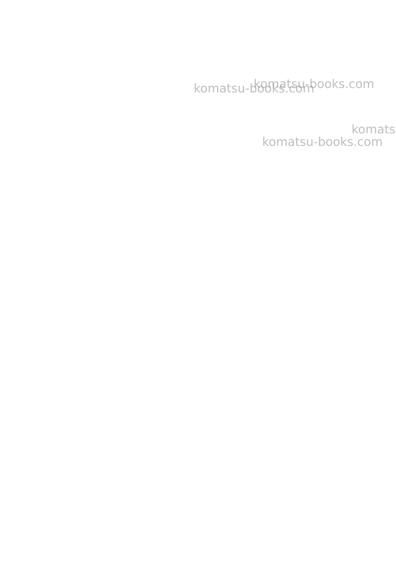 Komatsu pc3000-6deu Operation manual cover Page 2 Komatsu pc3000-6deu Operation manual cover Page 2