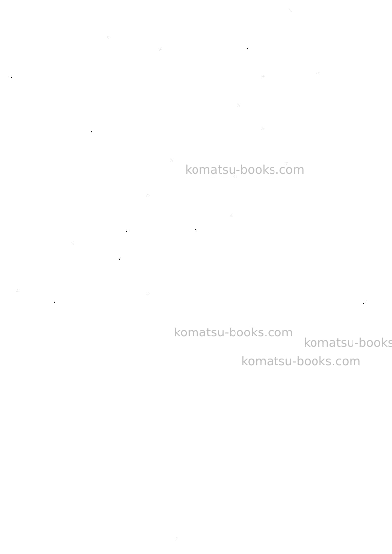 Komatsu pc3000-6deu Operation manual cover Page 2 Komatsu pc3000-6deu Operation manual cover Page 2