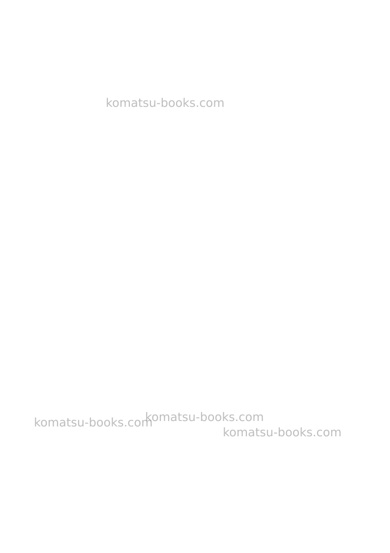 Komatsu pc8000-6deu Operation manual cover Page 2 Komatsu pc8000-6deu Operation manual cover Page 2