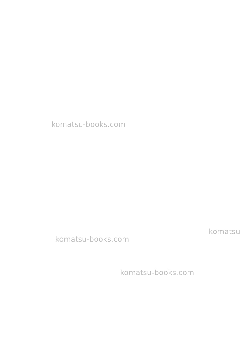 Komatsu pc5500-6deu Operation manual cover Page 2