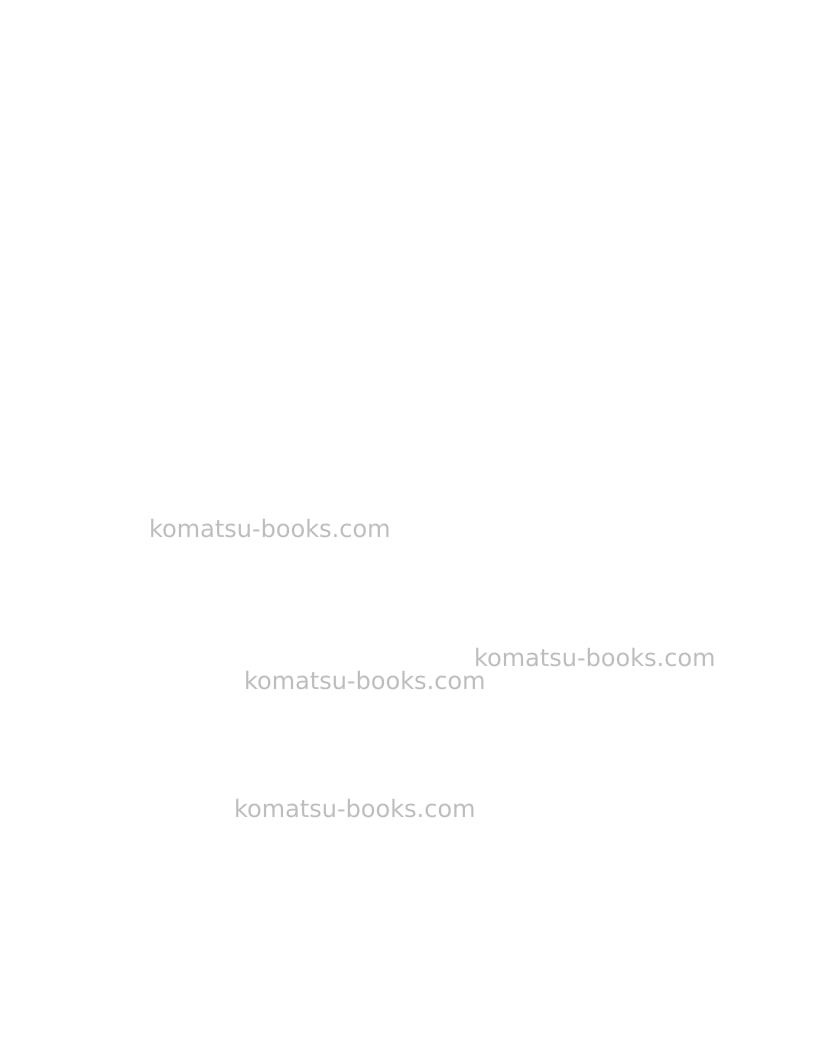 Komatsu pc5500-6deu Operation manual cover Page 2 Komatsu pc5500-6deu Operation manual cover Page 2