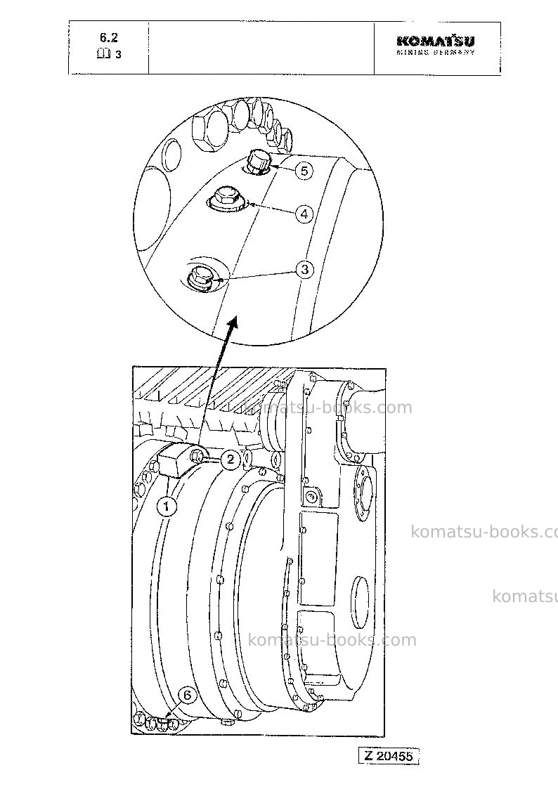 Komatsu pc8000-6deu-mian drive motor Manual de operación cover Page 2 Komatsu pc8000-6deu-mian drive motor Manual de operación cover Page 2