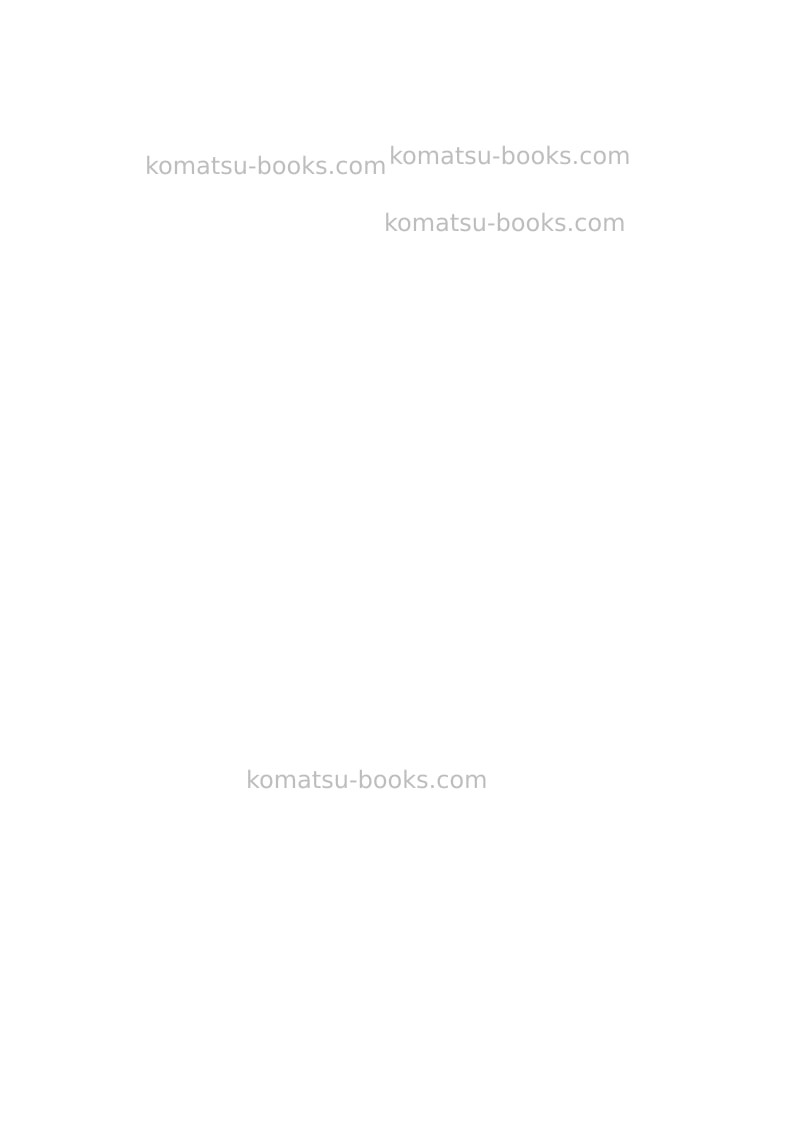 Komatsu pc40-6ita Repair & maintenance cover Page 2