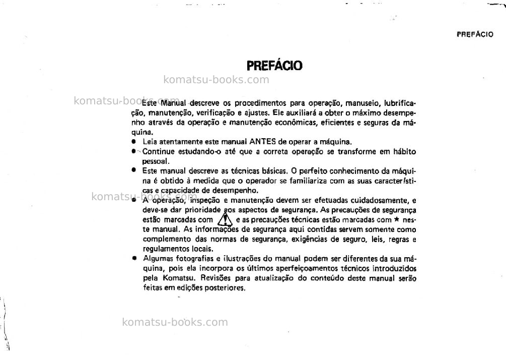 Komatsu d50a-15jpn Manual de operação capa Página 2 Komatsu d50a-15jpn Manual de operação capa Página 2