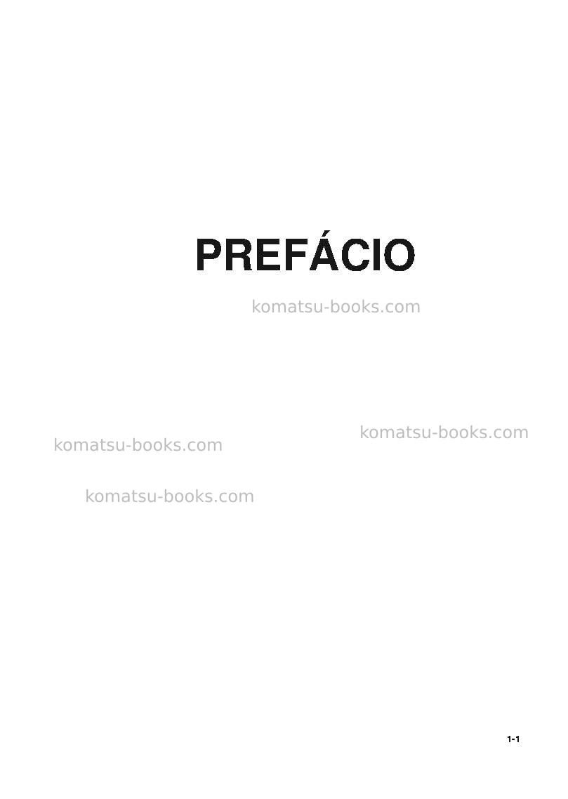 Komatsu pc400-8jpn Manual de operação capa Página 2