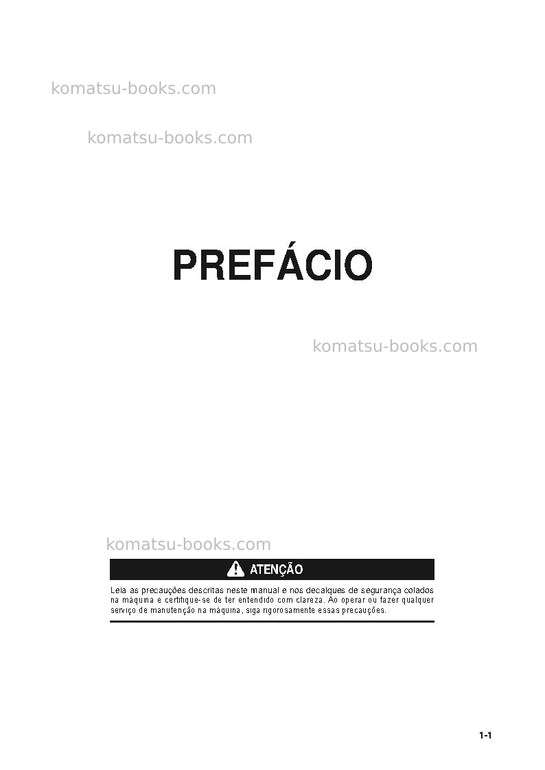 Komatsu pc55mr-3jpn Manual de operação capa Página 2