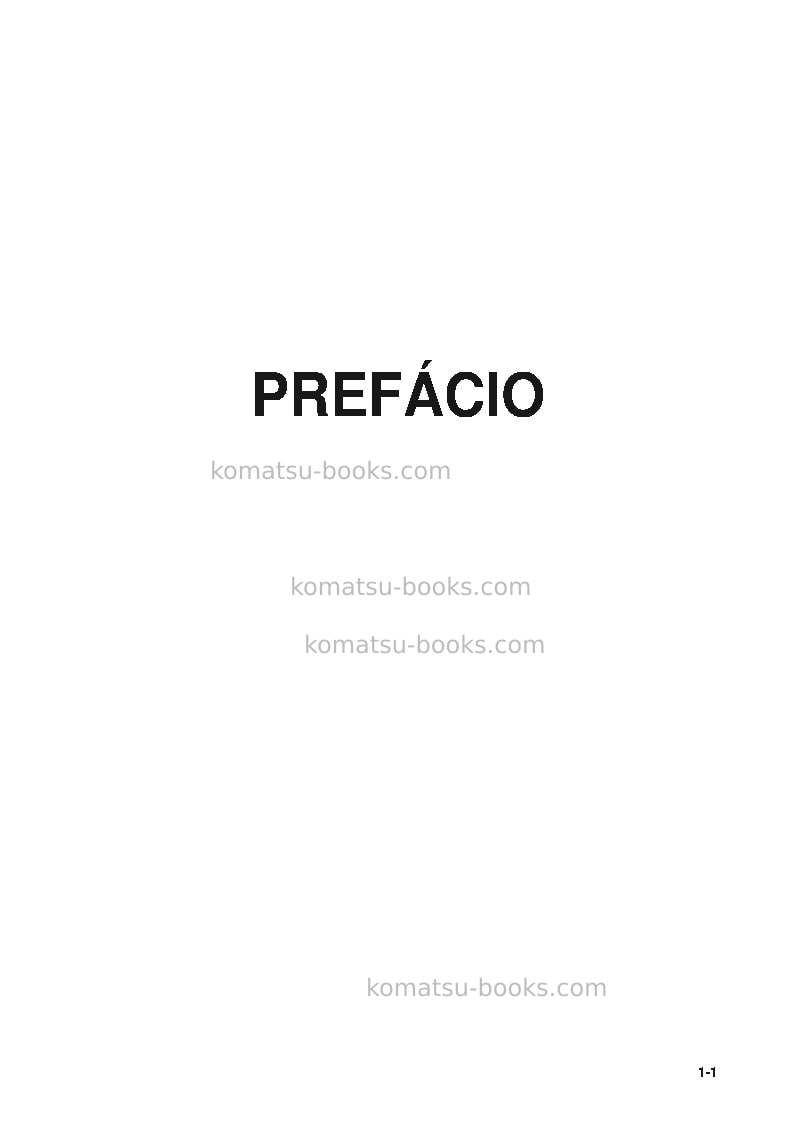 Komatsu pc200-8bra Manual de operação capa Página 2