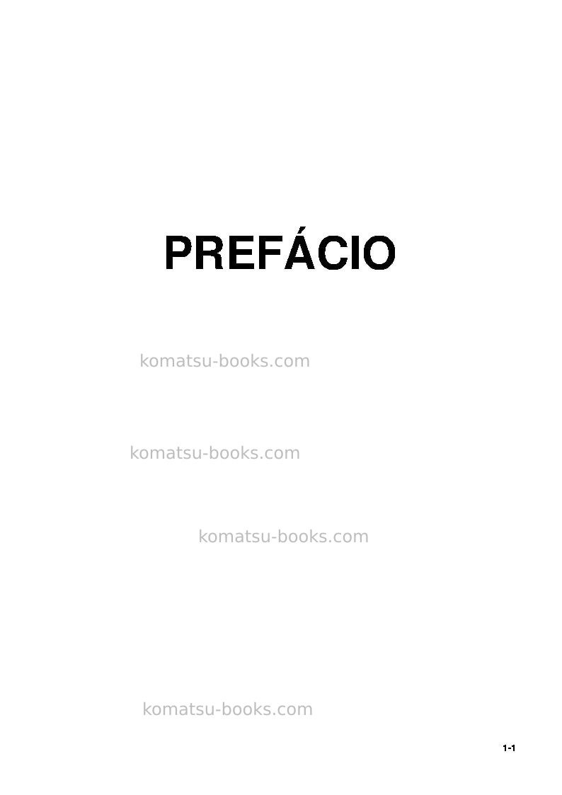 Komatsu d475a-5jpn-e0 Manual de operação capa Página 2