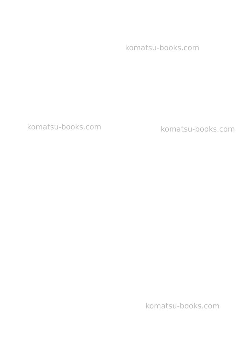 Komatsu pc1250lc-8jpn Reparo e manutenção capa Página 2