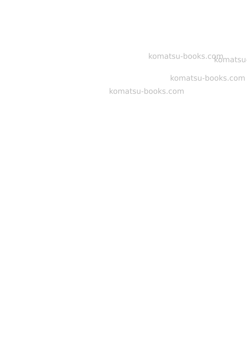 Komatsu pc5500-6deu Operation manual cover Page 2 Komatsu pc5500-6deu Operation manual cover Page 2