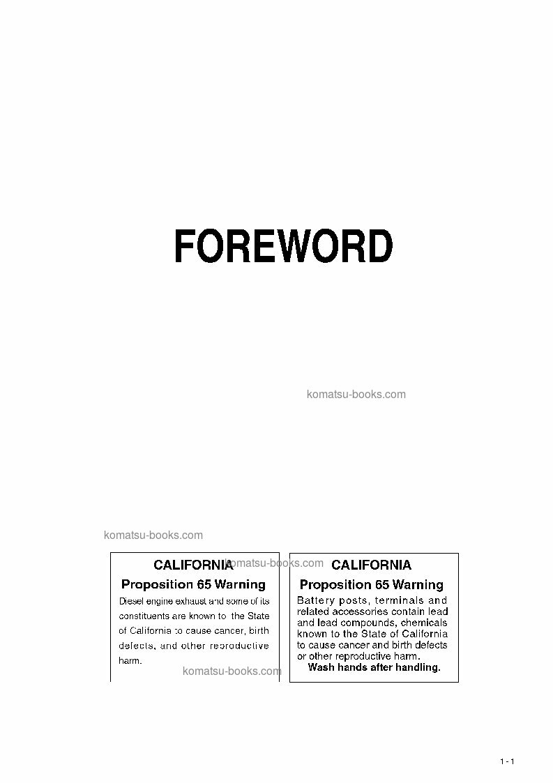 Komatsu d475a-5jpn-tier2 Betriebsanleitung Titelseite Seite 2 Komatsu d475a-5jpn-tier2 Betriebsanleitung Titelseite Seite 2