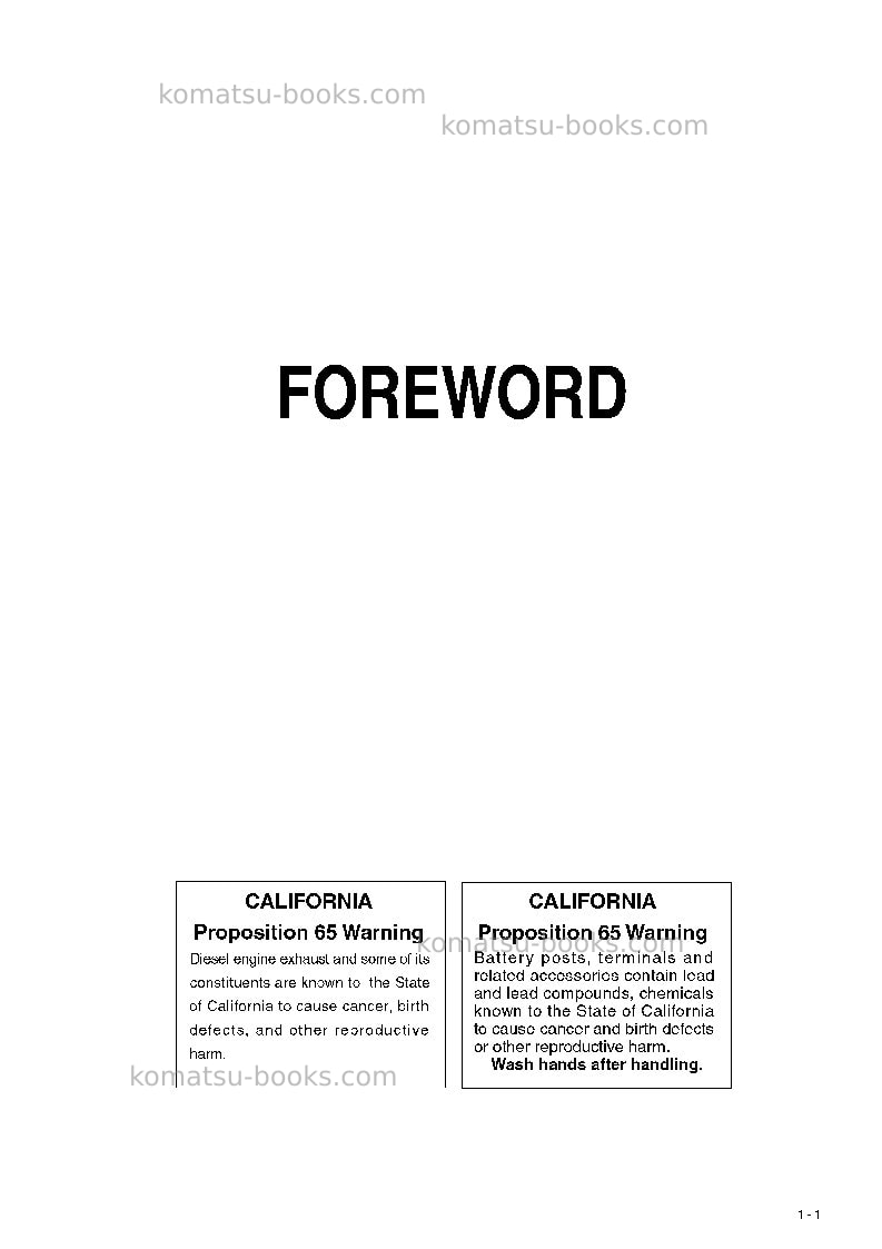 Komatsu d65px-15jpn-tier3 Operation manual cover Page 2 Komatsu d65px-15jpn-tier3 Operation manual cover Page 2