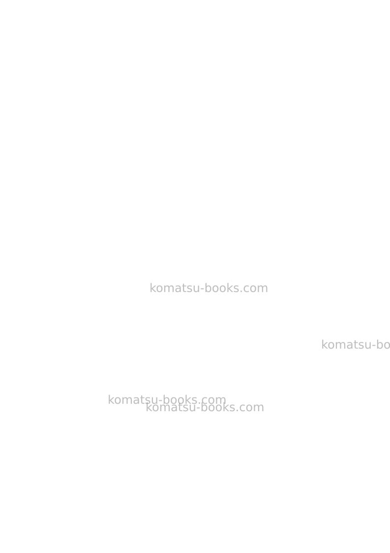 Komatsu pc400-7jpn-7-segment- monitor Руководство по эксплуатации обложка Страница 2