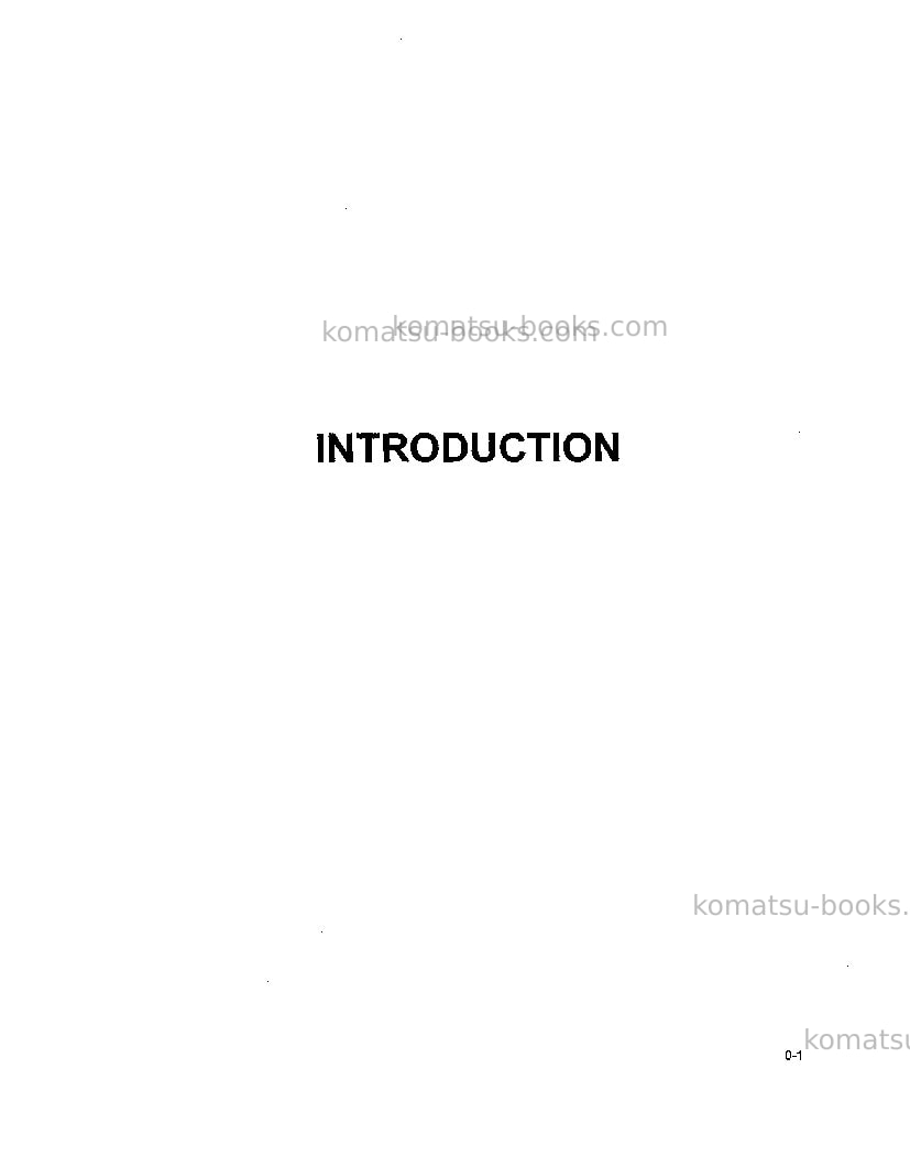 Komatsu wa250l-3jpn Operation manual cover Page 2 Komatsu wa250l-3jpn Operation manual cover Page 2