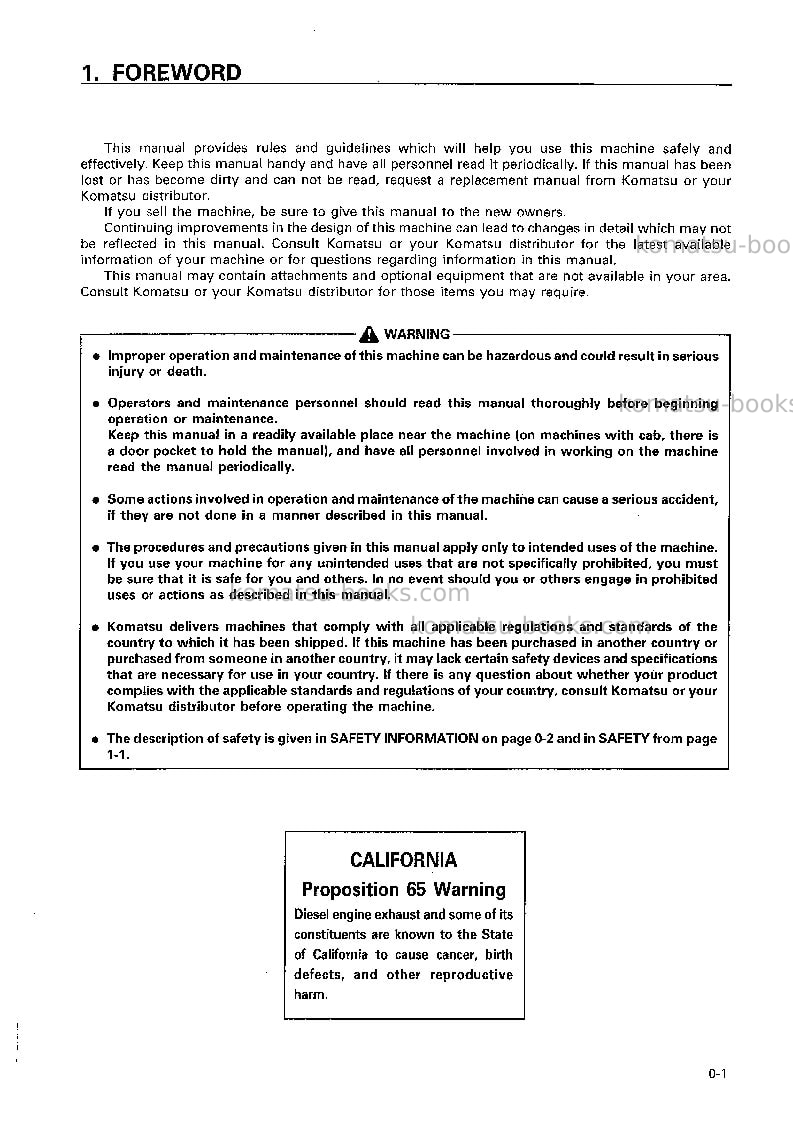 Komatsu d155ax-3jpn-for eu Operation manual cover Page 2 Komatsu d155ax-3jpn-for eu Operation manual cover Page 2