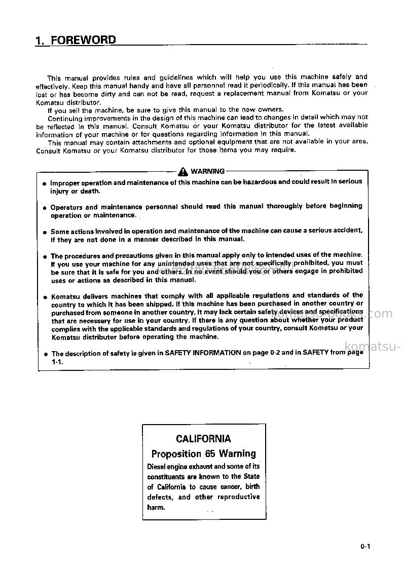 Komatsu wa380-3jpn-custom Operation manual cover Page 2 Komatsu wa380-3jpn-custom Operation manual cover Page 2