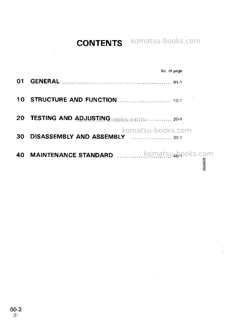Komatsu hd325-6jpn Repair & maintenance cover Page 2 Komatsu hd325-6jpn Repair & maintenance cover Page 2