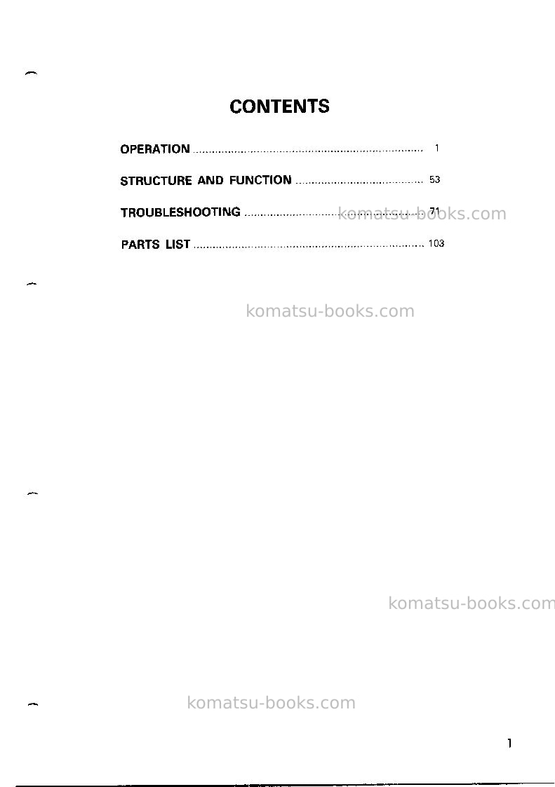 Komatsu hd785-3jpn-payload meter Repair & maintenance cover Page 2 Komatsu hd785-3jpn-payload meter Repair & maintenance cover Page 2